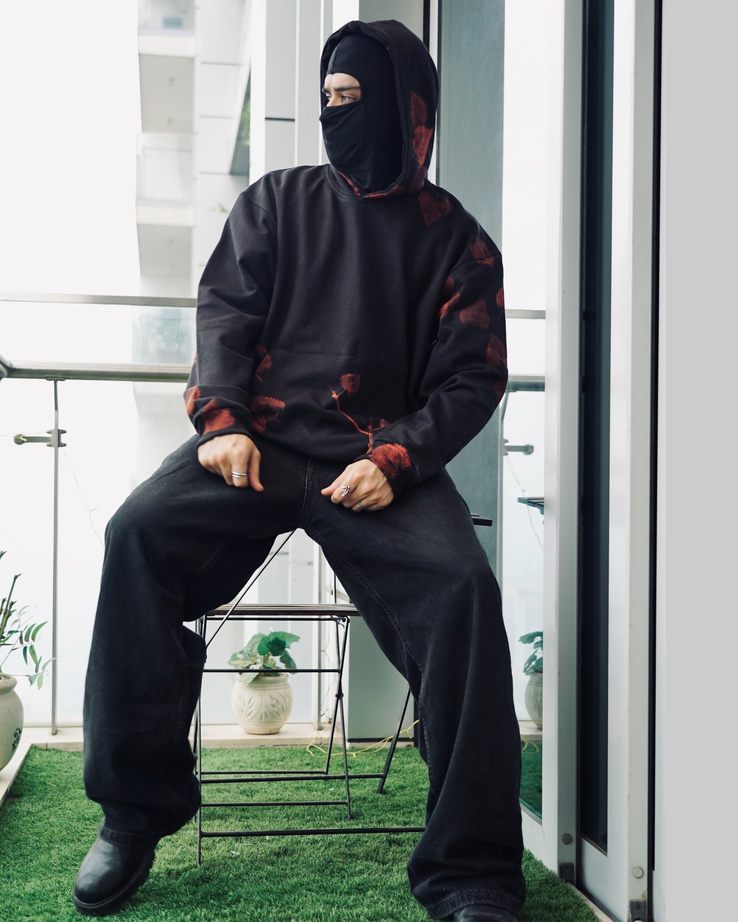 OVERSIZE LEAF HOODIE