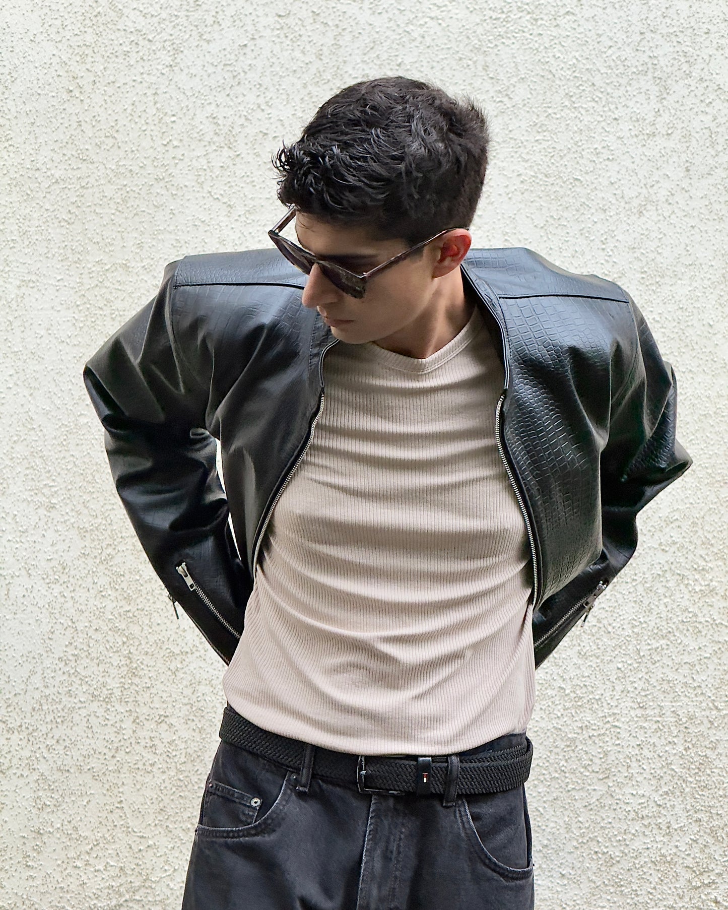 ww Racer leather jacket